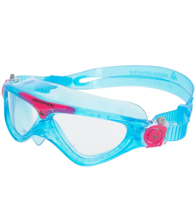 Aqua Sphere Vista Junior Goggle Clear Lens Turquoise/Pink